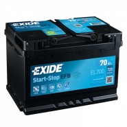 Akumuliatorius EXIDE 70Ah 720A EFB