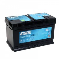 Akumuliatorius EXIDE 80Ah 800A EFB