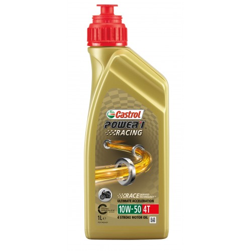 Motociklo variklio alyva | CASTROL Power 1 racing 4t 10w50 1L | Alyva.lt